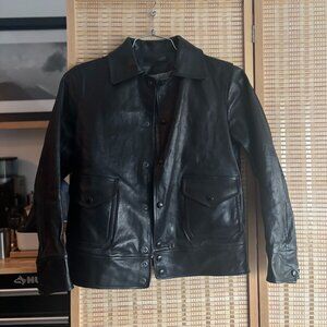 45R Japanese Horsehide Leather Jacket Size 1 Small